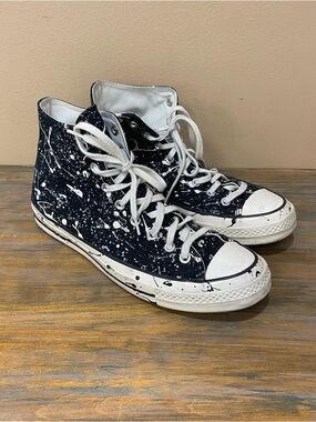 Converse Chuck Taylor 70 Hi Archive Paint Splatter Hi Top Sneakers Retro Mens 11